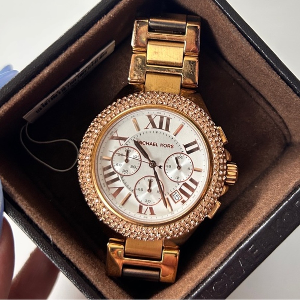 Michael Kors “Camille”Women’s Chronograph Watch
MK5636 Rose Gold Stainless Steel